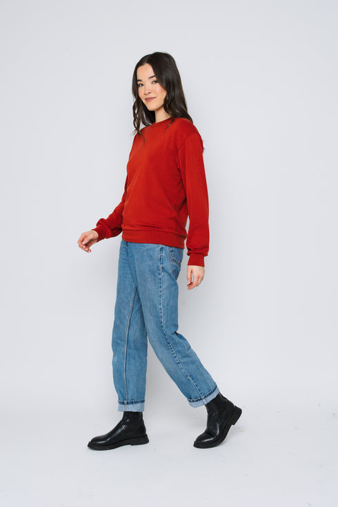 Jenna-Luxe Fleece Crew